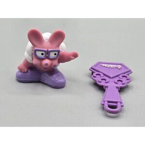 Tonka Keypers Finder Perkins Vintage PVC Figure 2" tall Plus Brush